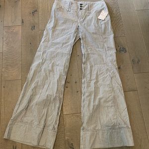 Free people seer sucker pants NWT!